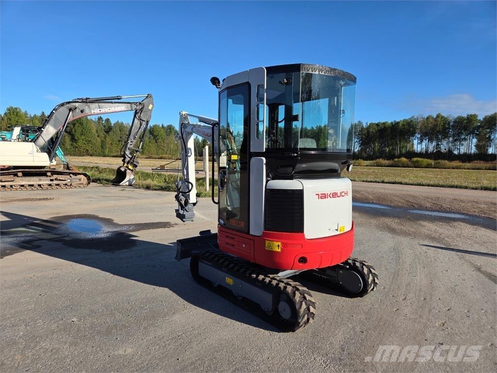 Takeuchi TB23R Mini ekskavatoriai < 7 t