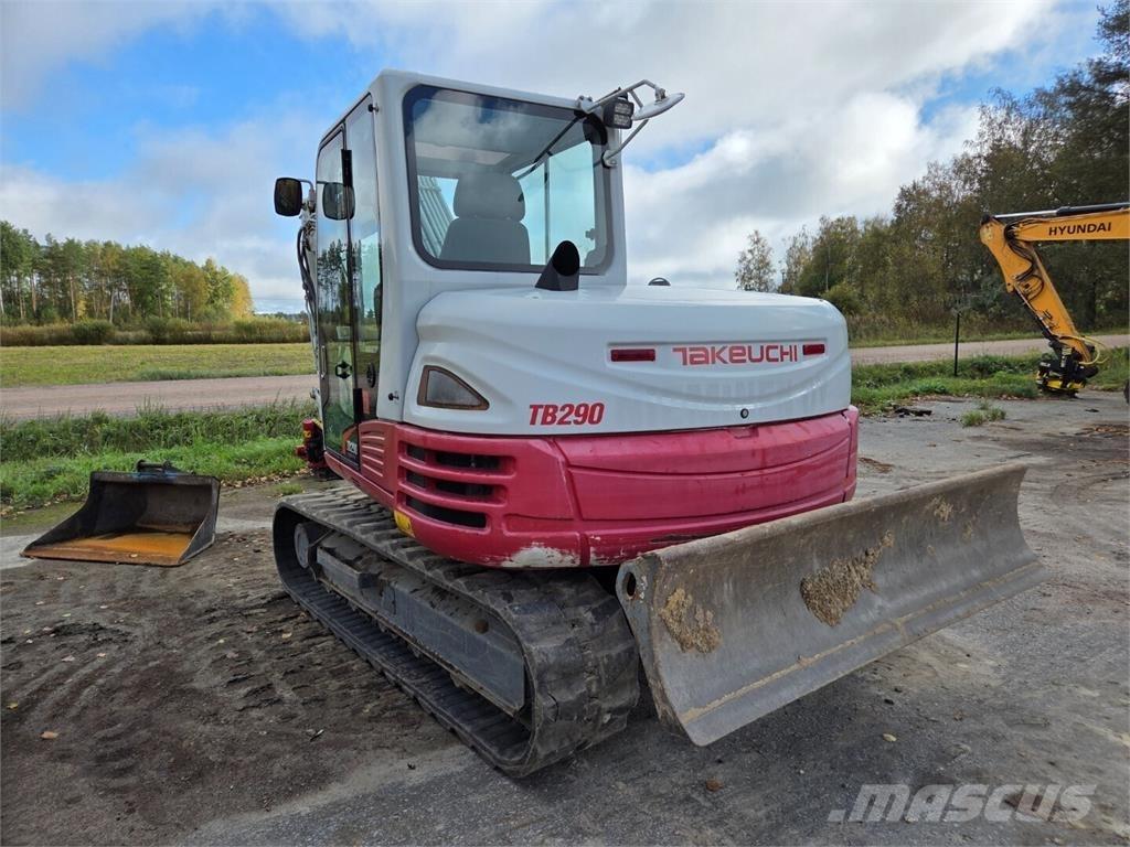 Takeuchi TB290 Vidutinės galios ekskavatoriai 7-12 t