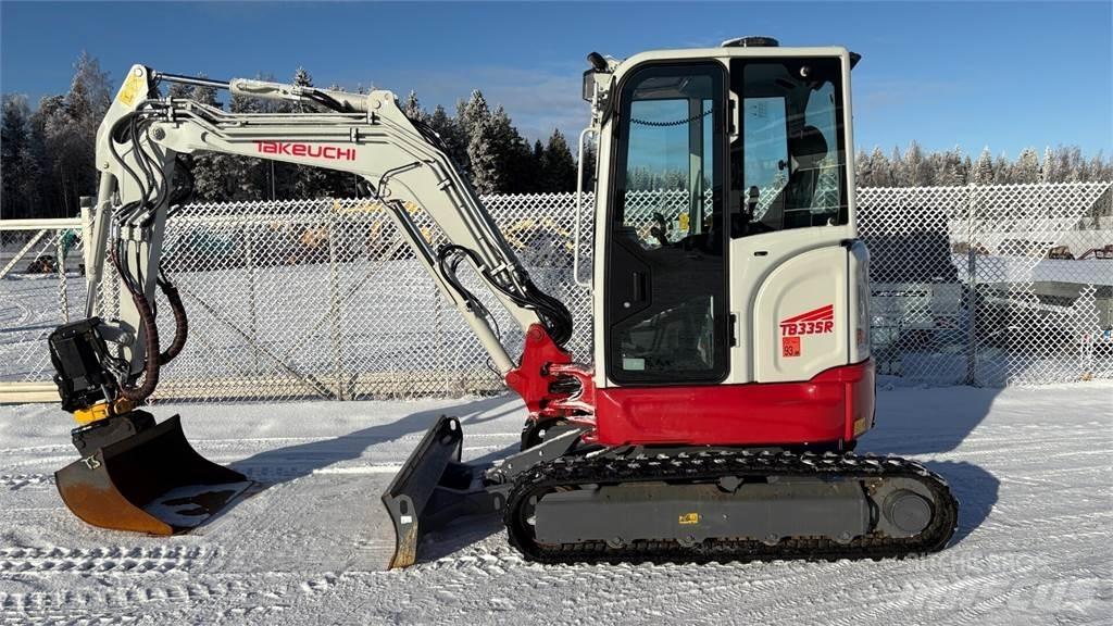 Takeuchi TB335R Mini ekskavatoriai < 7 t