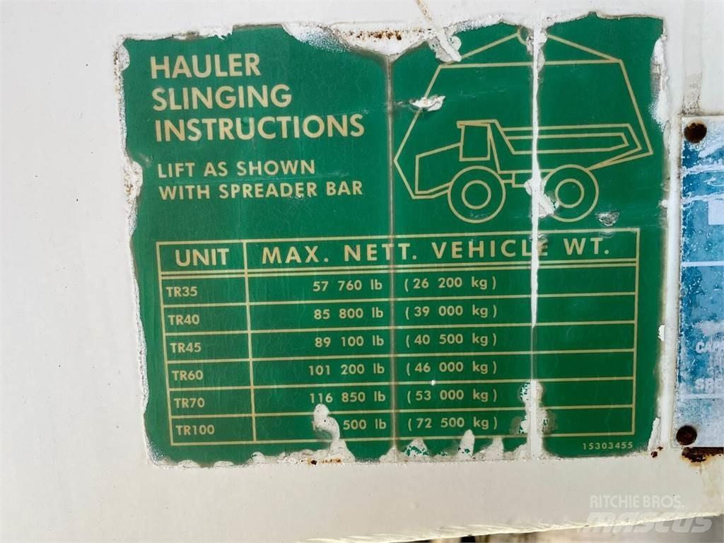 Terex TR 45 Karjeriniai savivarčiai