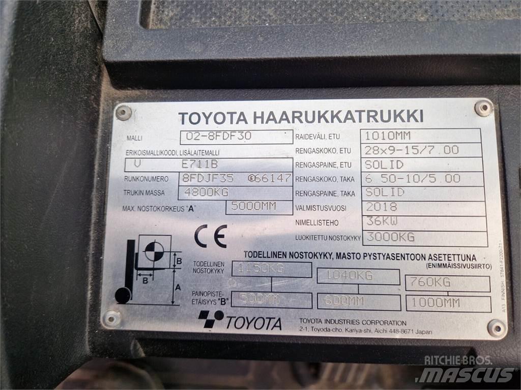Toyota 02-8FDF30 Dyzeliniai krautuvai