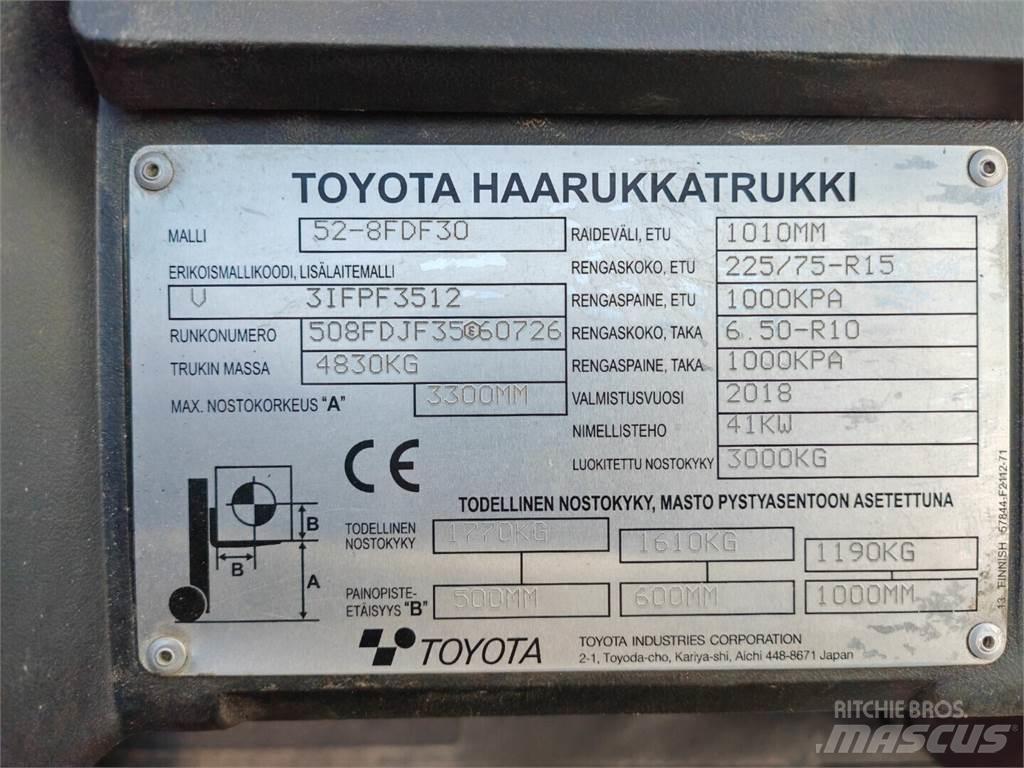 Toyota 52-8FDF30 Dyzeliniai krautuvai