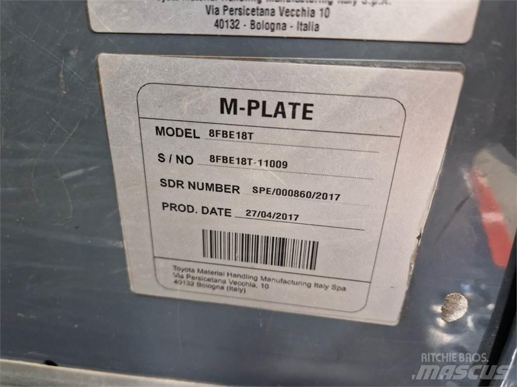 Toyota 8FBE18T Elektriniai šakiniai krautuvai