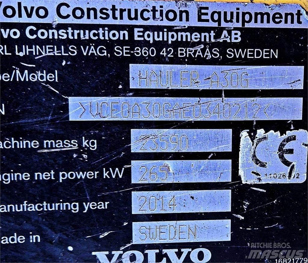 Volvo A30G Karjeriniai savivarčiai