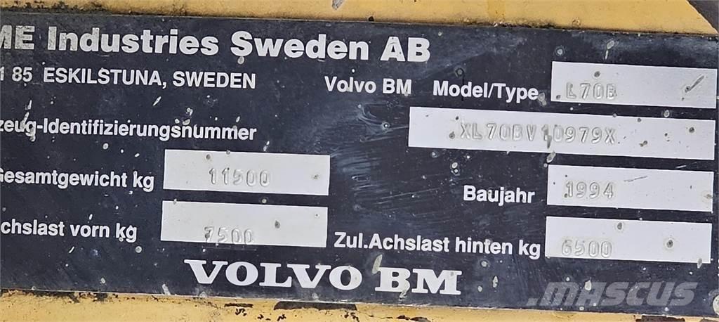 Volvo BM L 70 B Naudoti ratiniai krautuvai