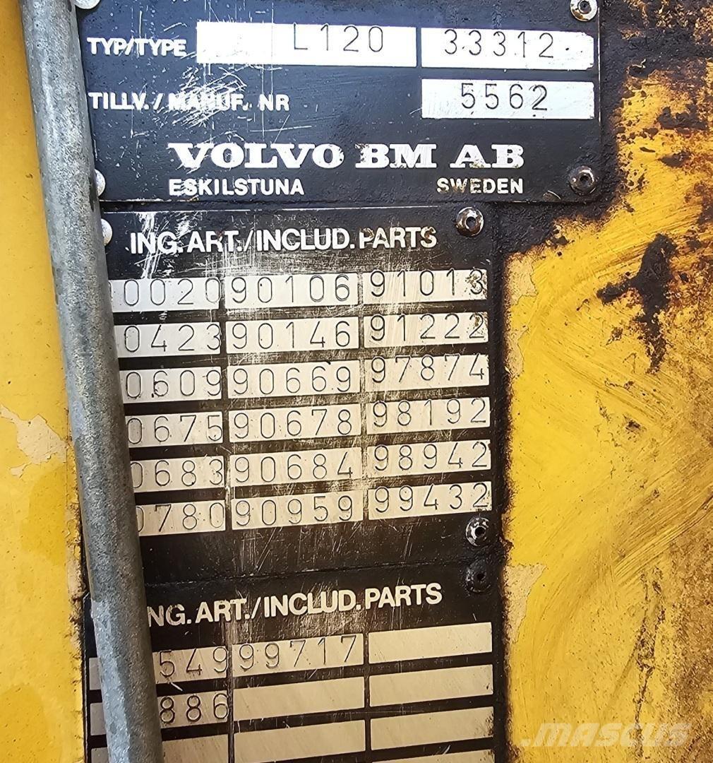 Volvo BM L120 Naudoti ratiniai krautuvai