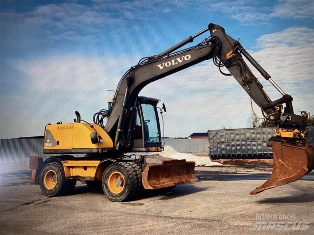 Volvo EW Ratiniai ekskavatoriai