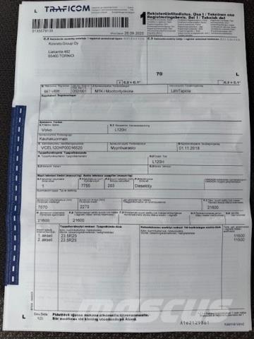 Volvo L120H Naudoti ratiniai krautuvai