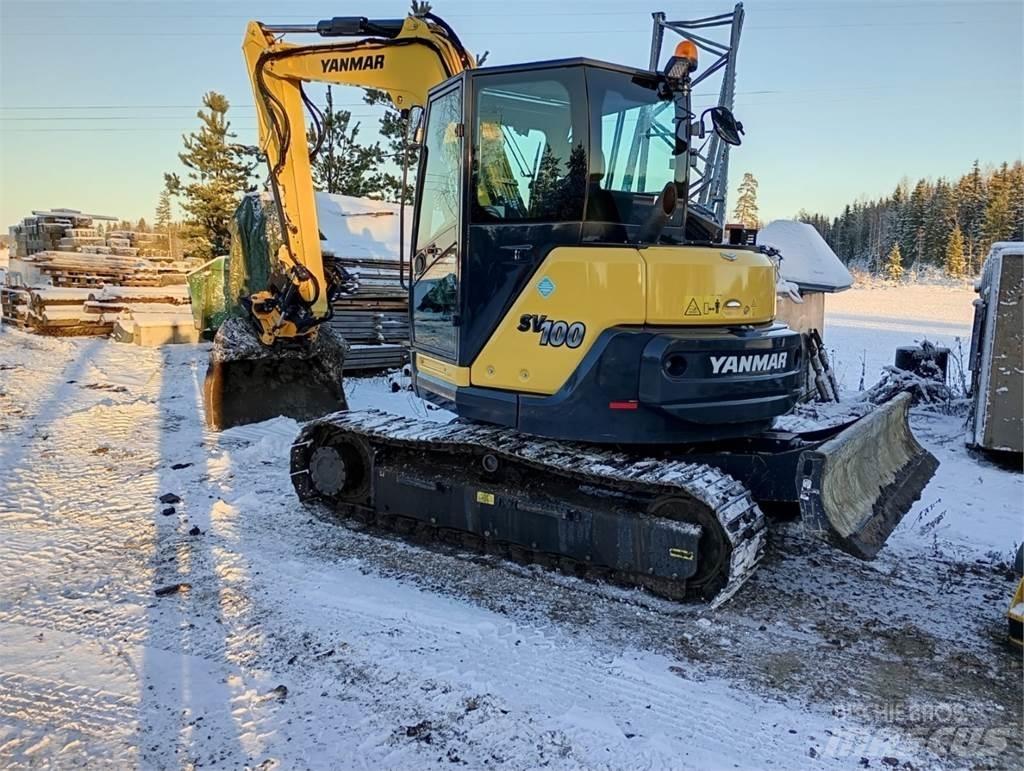 Yanmar SV100 Vikšriniai ekskavatoriai