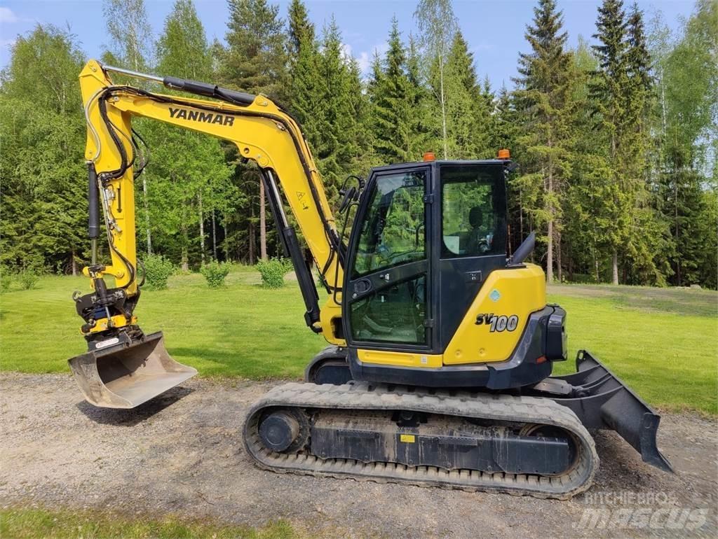 Yanmar SV100-2 Vidutinės galios ekskavatoriai 7-12 t