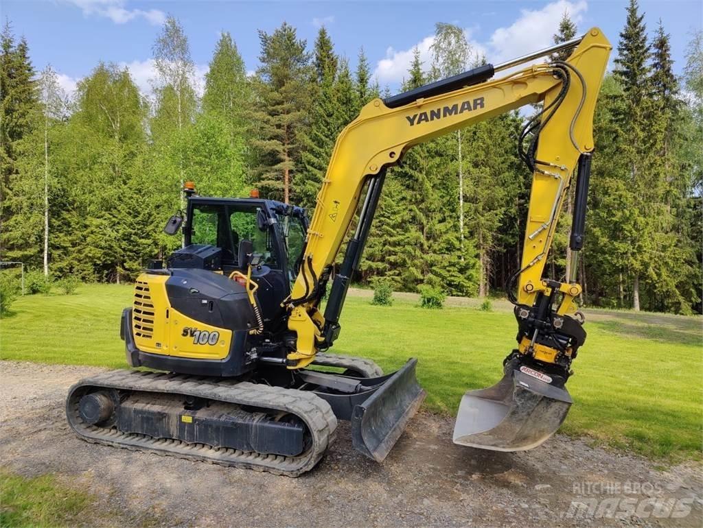 Yanmar SV100-2 Vidutinės galios ekskavatoriai 7-12 t