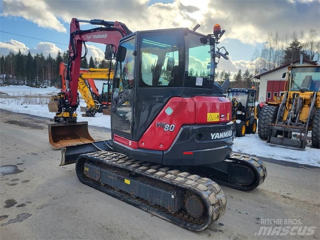Yanmar Vio 80 Vidutinės galios ekskavatoriai 7-12 t