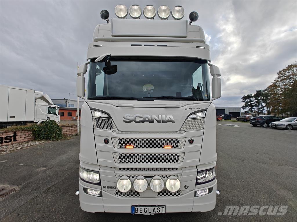 Scania R660 Sunkvežimiai su keliamuoju kabliu