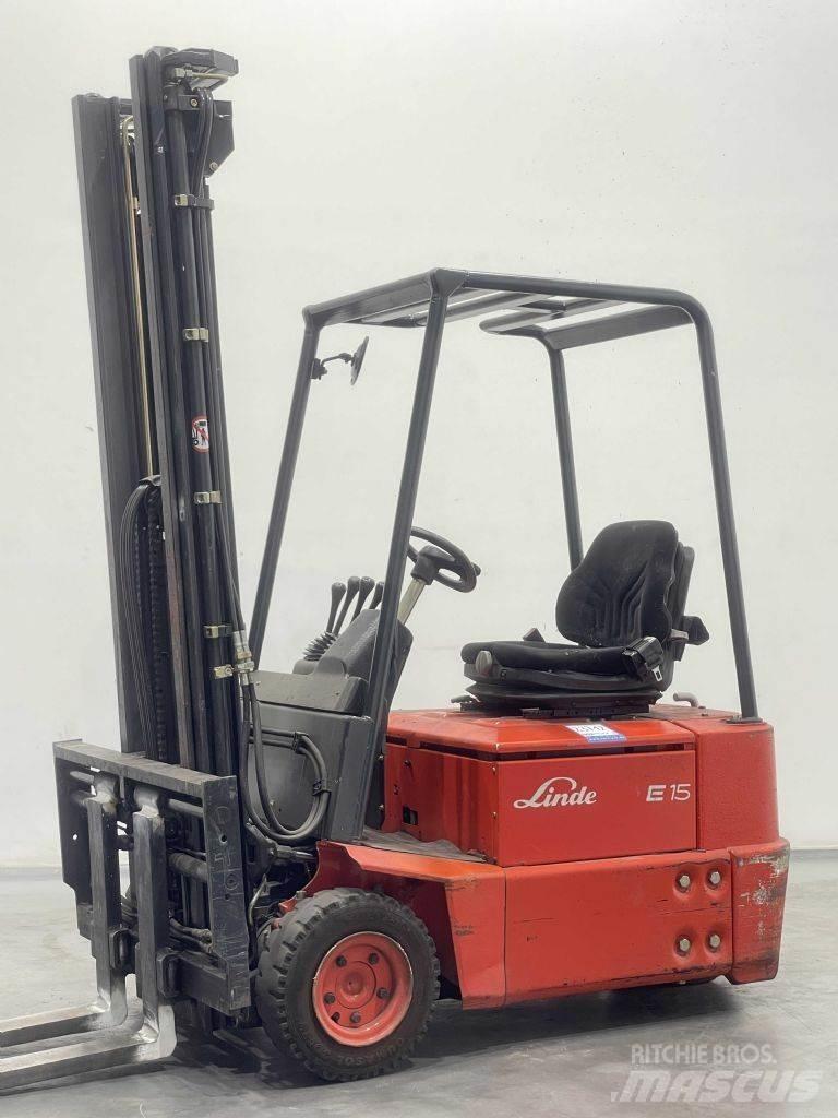 Linde E15Z-02-324 Elektriniai šakiniai krautuvai