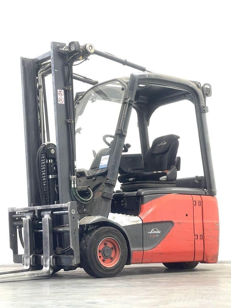 Linde E16-02 Elektriniai šakiniai krautuvai