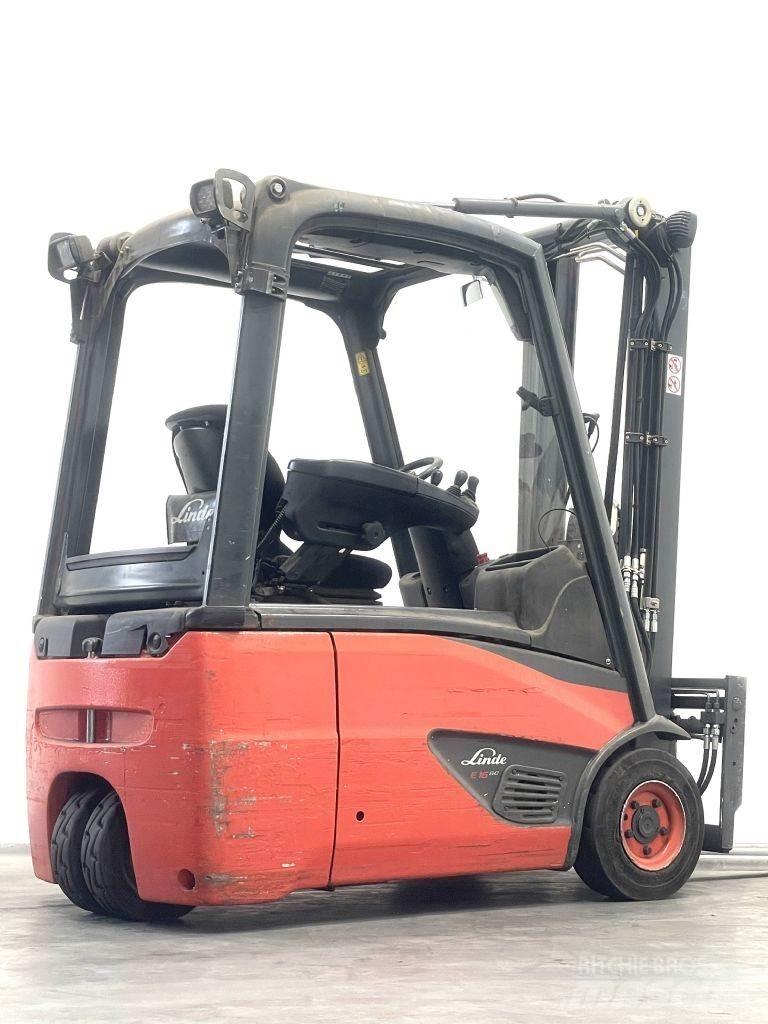 Linde E16-02 Elektriniai šakiniai krautuvai