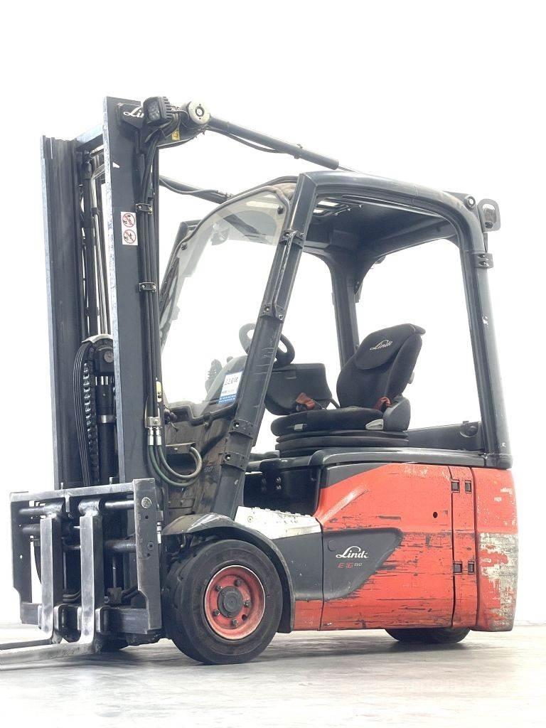 Linde E16-02 Elektriniai šakiniai krautuvai