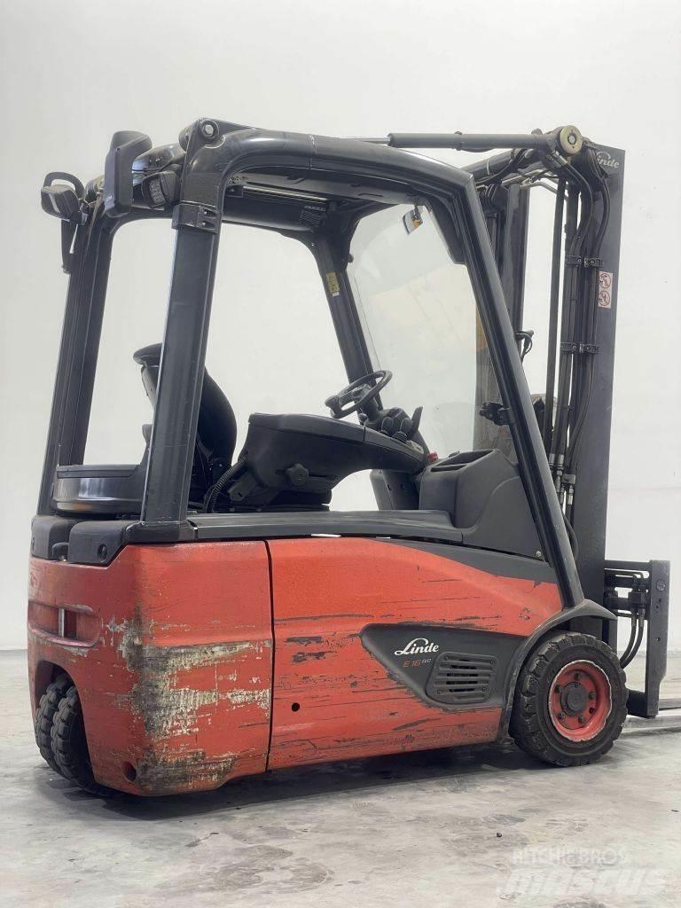 Linde E16-02-386 Elektriniai šakiniai krautuvai