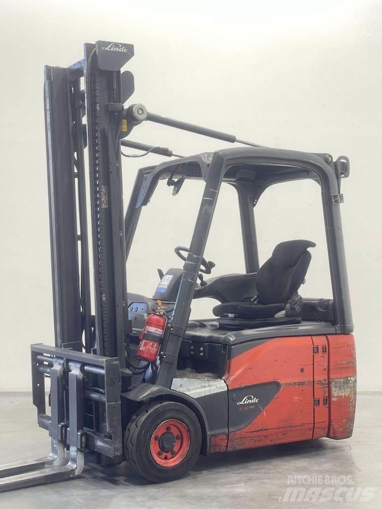 Linde E16-02-386 Elektriniai šakiniai krautuvai