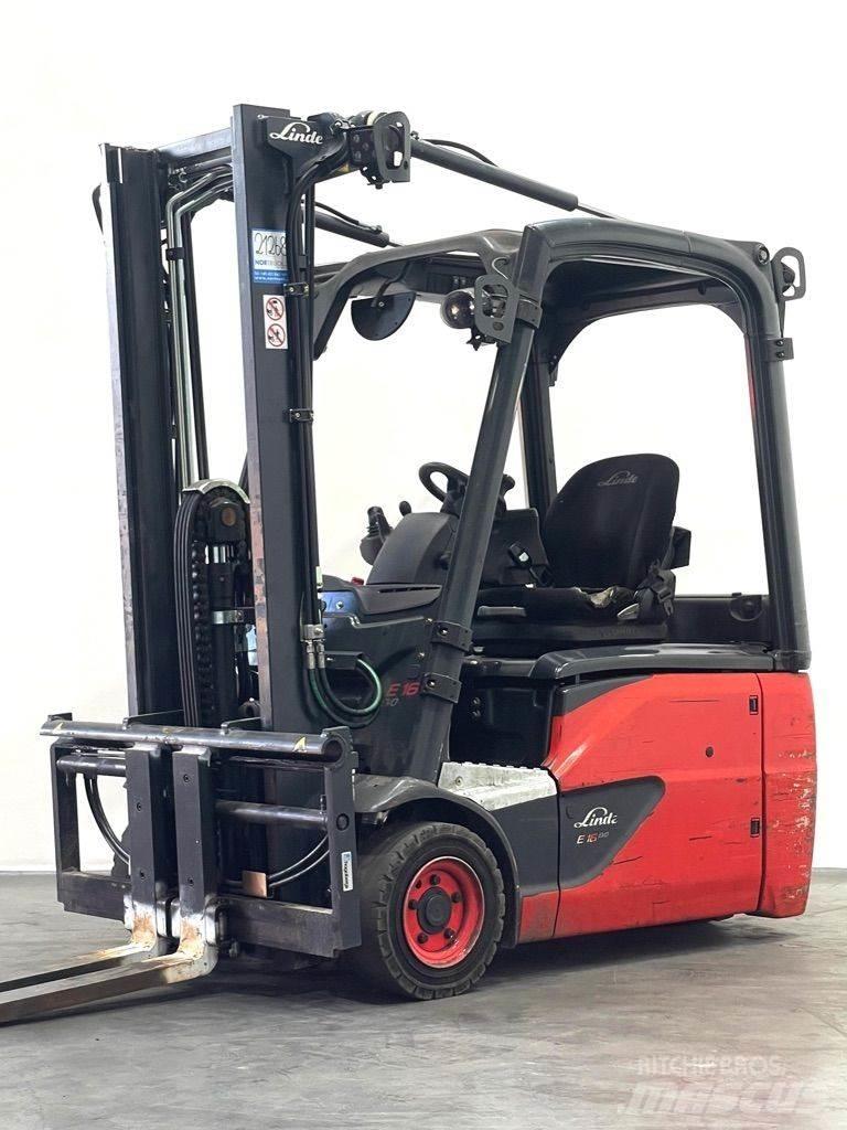 Linde E16-386-EVO Elektriniai šakiniai krautuvai