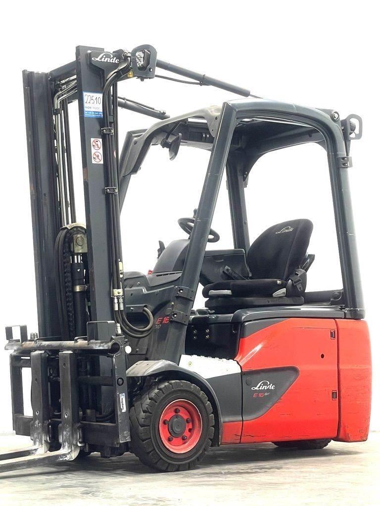 Linde E16C-386-EVO Elektriniai šakiniai krautuvai