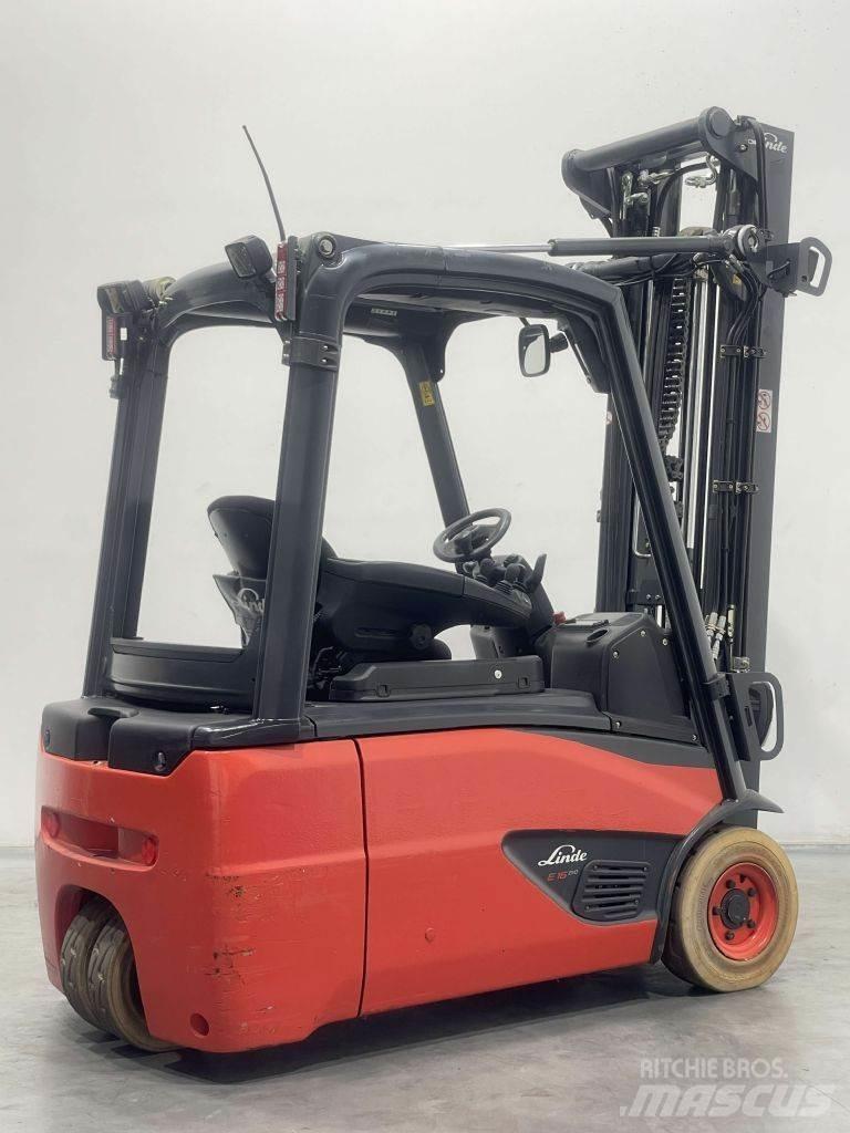 Linde E16L-02-386 Elektriniai šakiniai krautuvai
