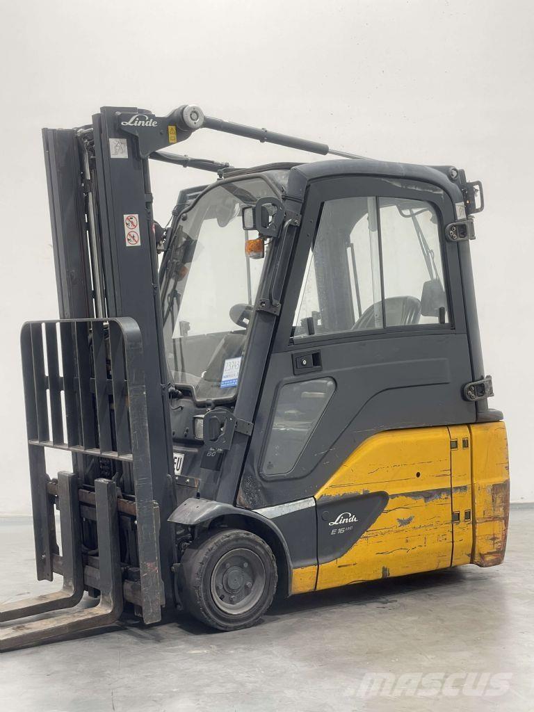 Linde E16L-02-386 Elektriniai šakiniai krautuvai