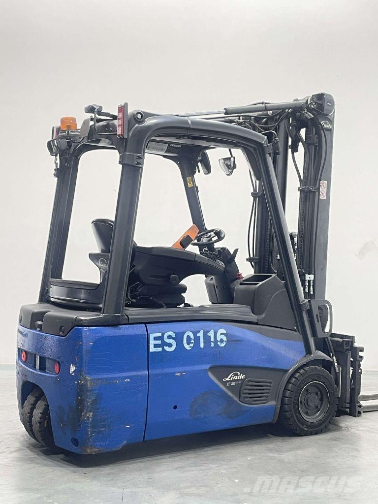 Linde E16L-02-386 Elektriniai šakiniai krautuvai