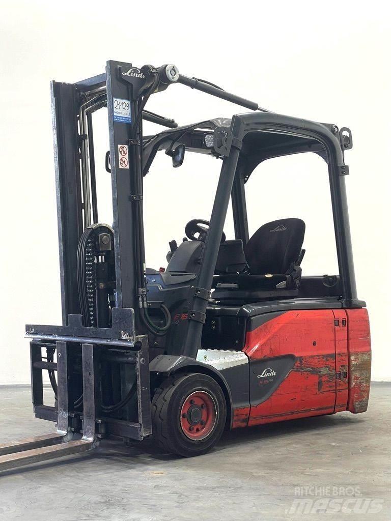Linde E16L-386-EVO Elektriniai šakiniai krautuvai