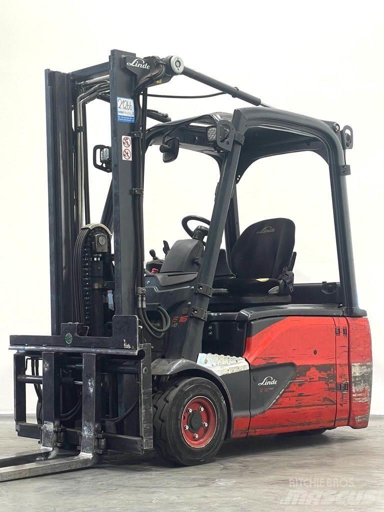 Linde E16L-386-EVO Elektriniai šakiniai krautuvai