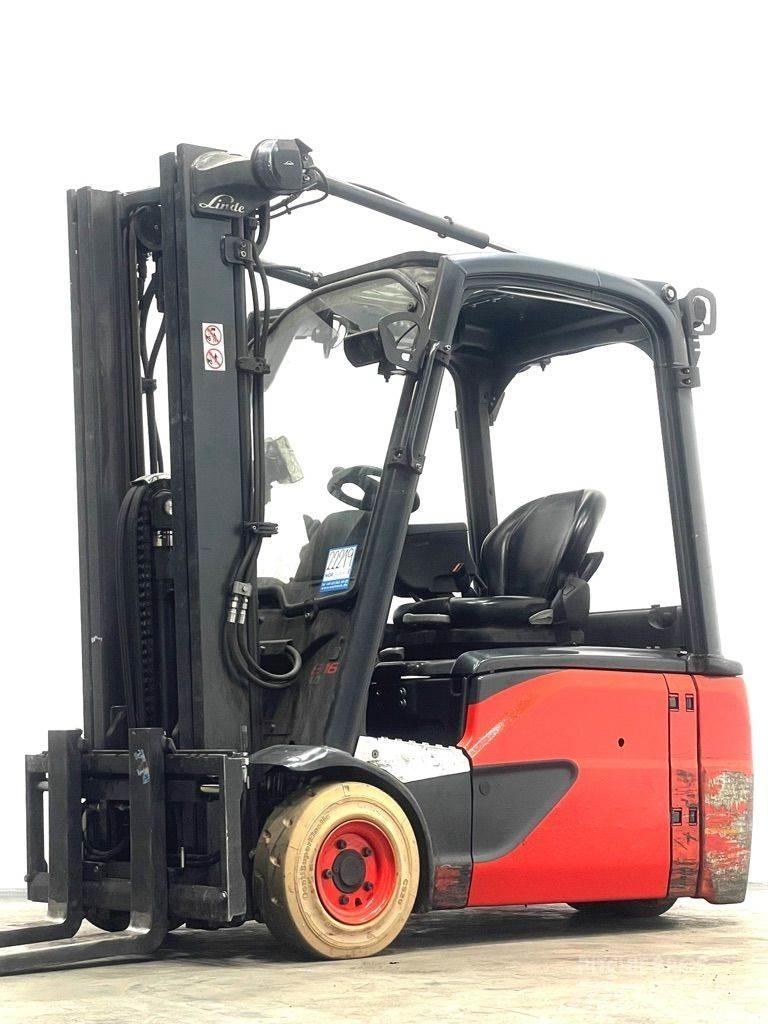 Linde E16L-386-EVO Elektriniai šakiniai krautuvai