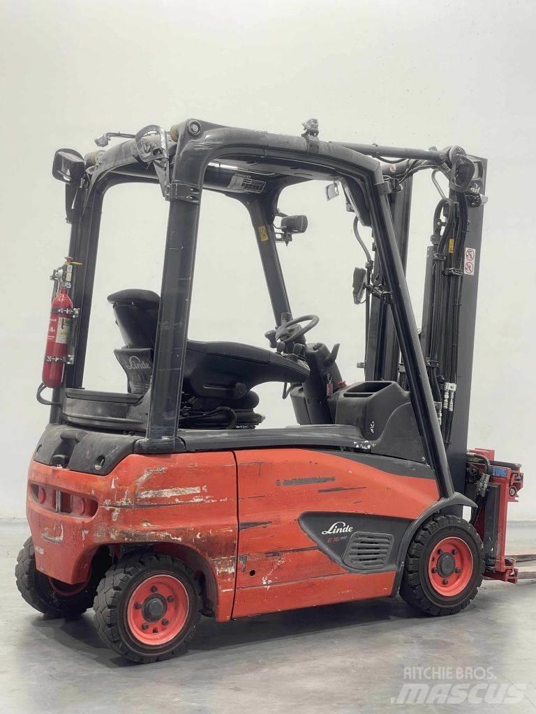 Linde E16P-02-386 Elektriniai šakiniai krautuvai
