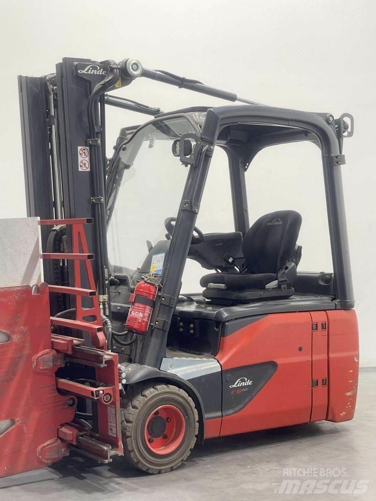 Linde E18-02-386 Elektriniai šakiniai krautuvai