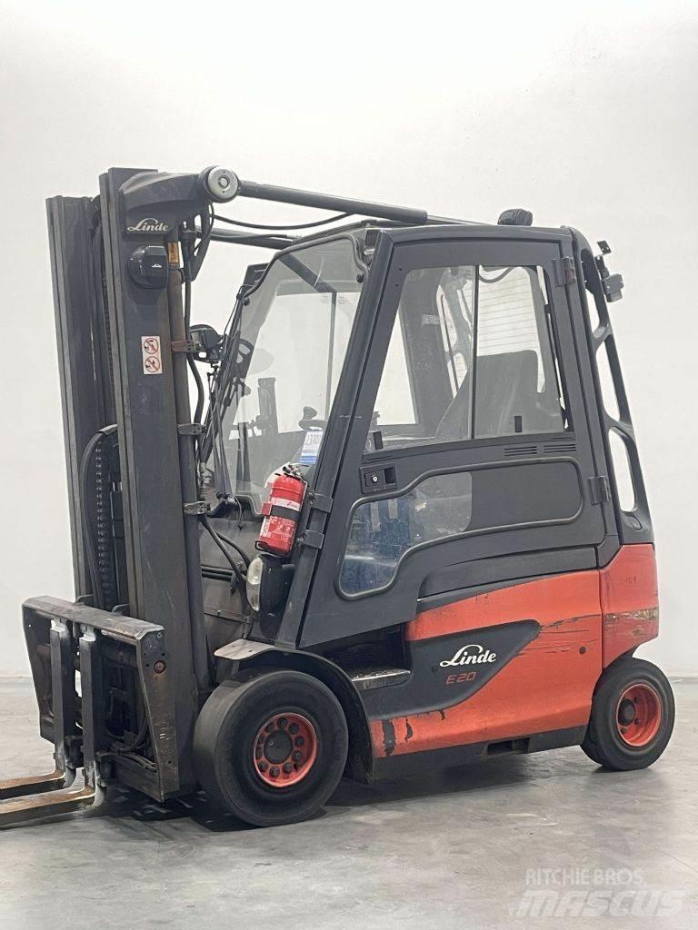 Linde E20-01-387 Elektriniai šakiniai krautuvai