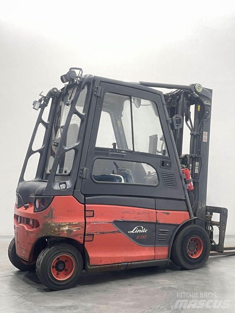 Linde E20-01-387 Elektriniai šakiniai krautuvai