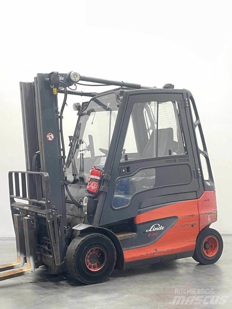 Linde E20-01-387 Elektriniai šakiniai krautuvai