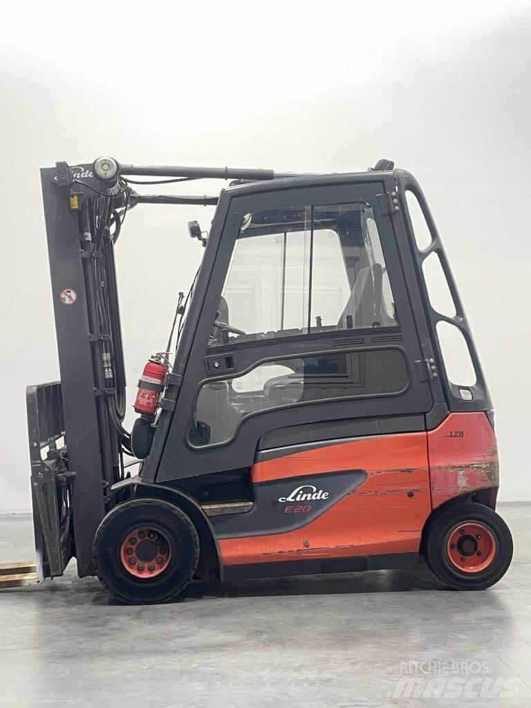 Linde E20-01-387 Elektriniai šakiniai krautuvai