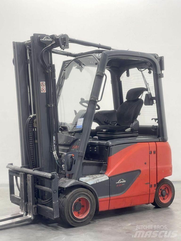 Linde E20PH-02-386 Elektriniai šakiniai krautuvai