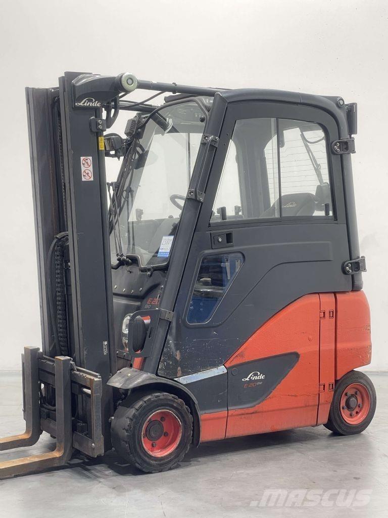 Linde E20PH-02-386 Elektriniai šakiniai krautuvai