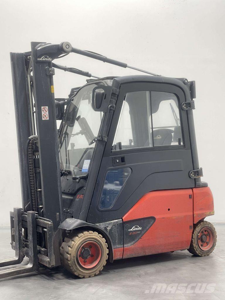 Linde E20PL-02-386 Elektriniai šakiniai krautuvai