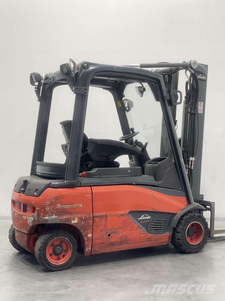 Linde E20PL-02-386 Elektriniai šakiniai krautuvai