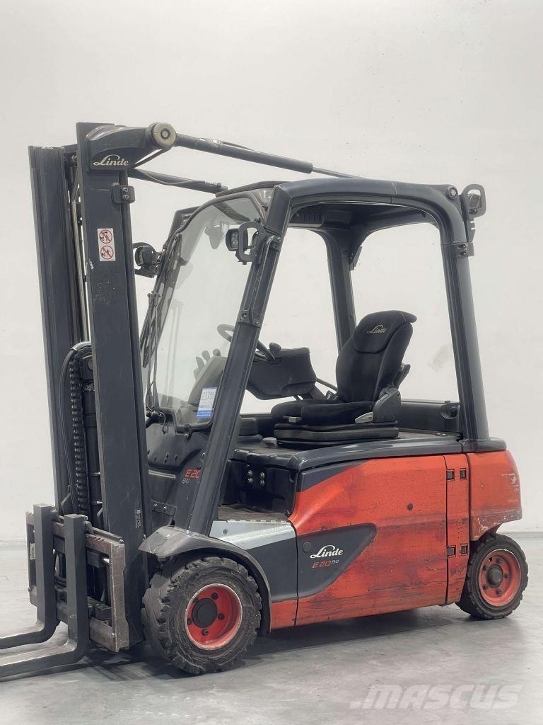 Linde E20PL-02-386 Elektriniai šakiniai krautuvai
