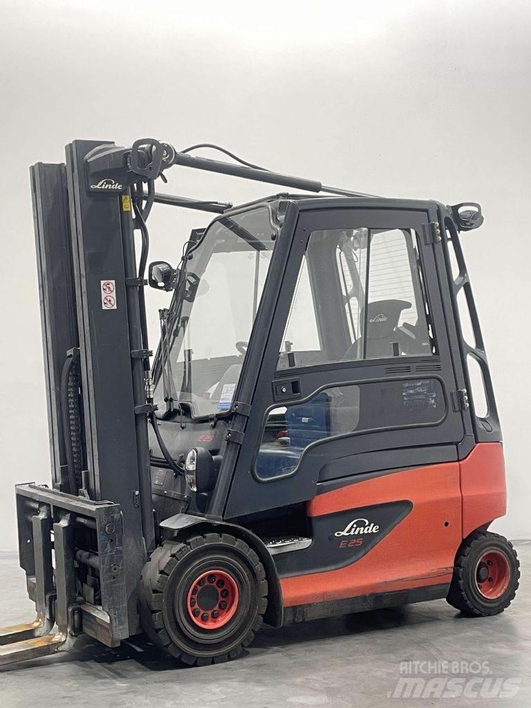 Linde E25-01-387 Elektriniai šakiniai krautuvai