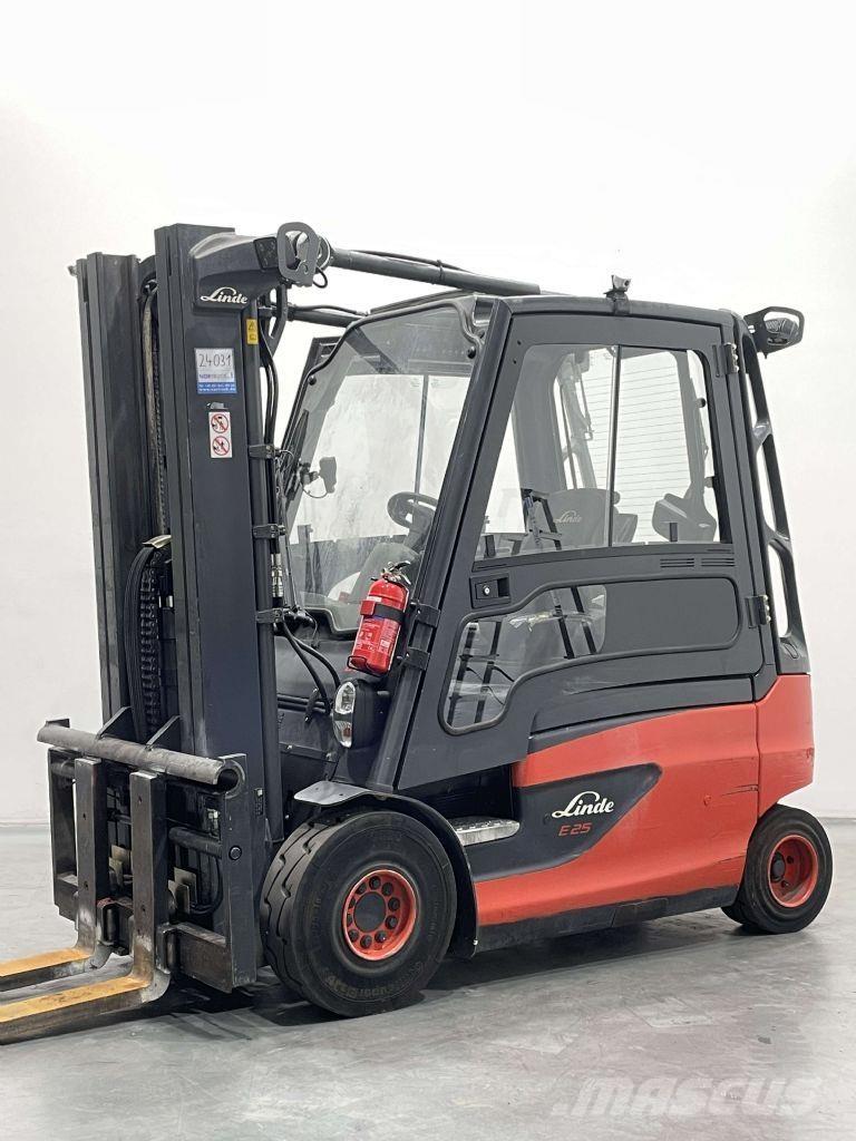 Linde E25L-01-387 Elektriniai šakiniai krautuvai