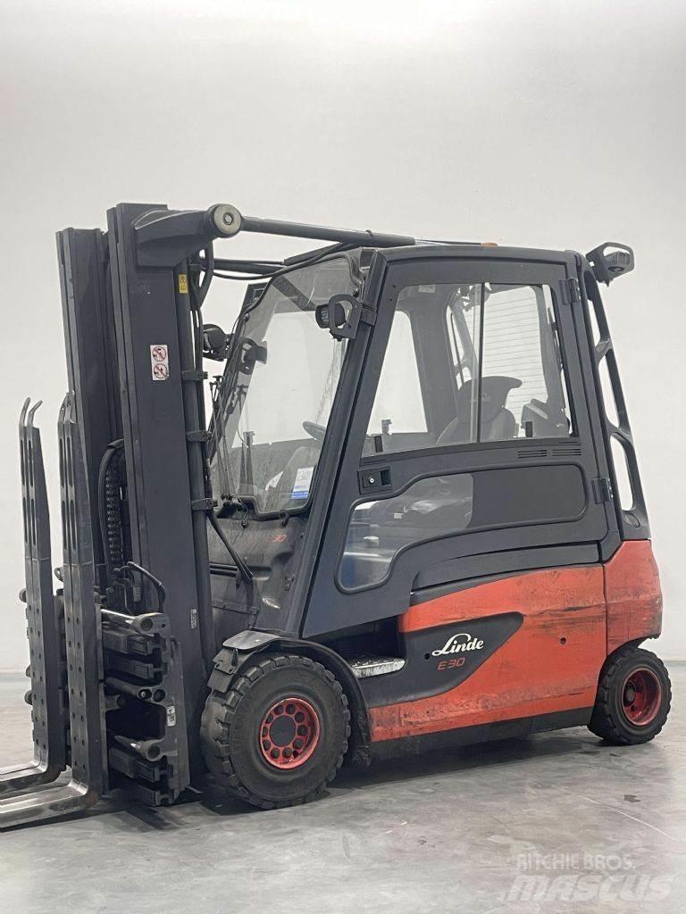 Linde E30L-01-387 Elektriniai šakiniai krautuvai