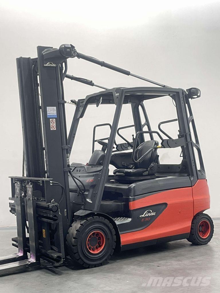 Linde E30L-01-387 Elektriniai šakiniai krautuvai