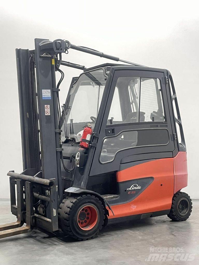 Linde E35HL-01-387 Elektriniai šakiniai krautuvai