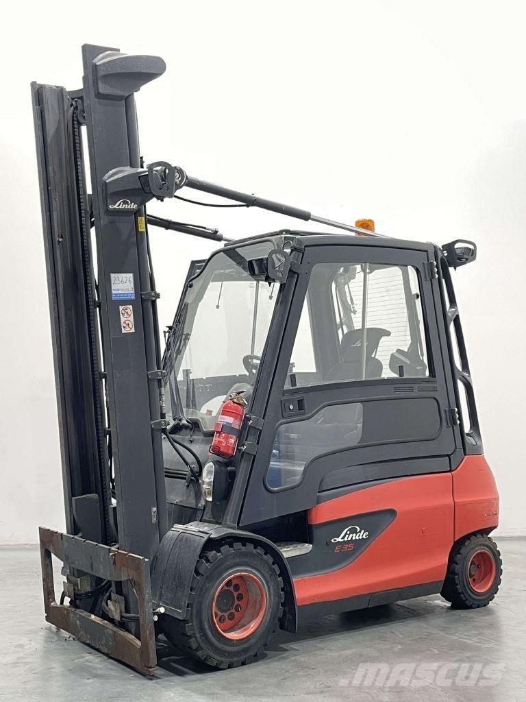 Linde E35L-01-387 Elektriniai šakiniai krautuvai
