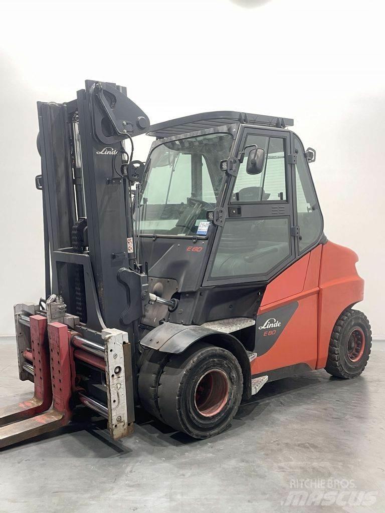 Linde E80-01/900-1279 Elektriniai šakiniai krautuvai