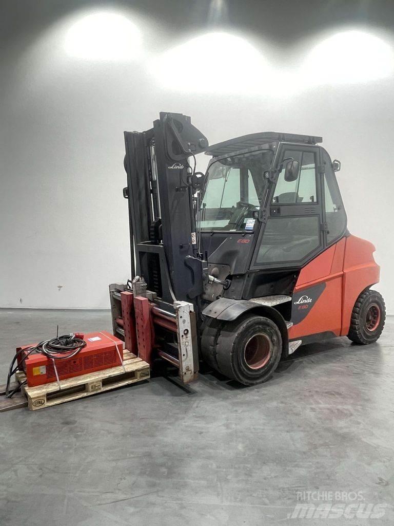 Linde E80-01/900-1279 Elektriniai šakiniai krautuvai